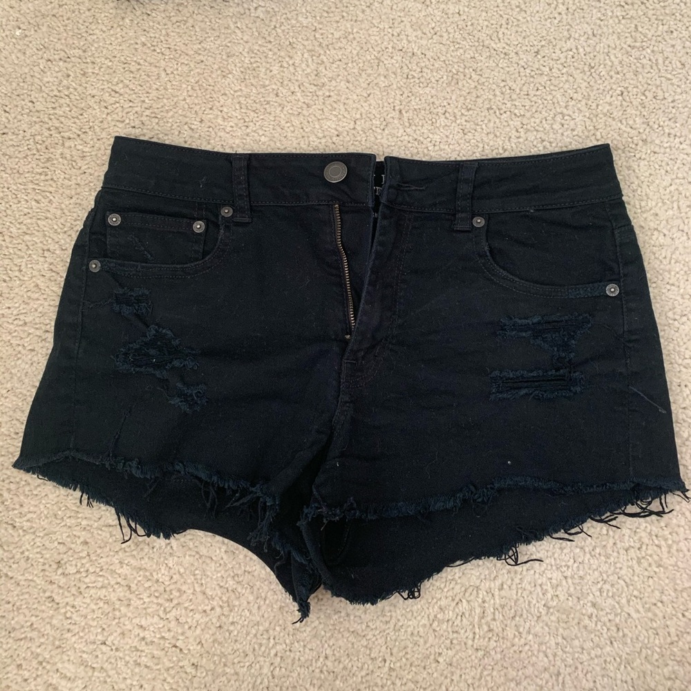 High rise festival shorts with stretch